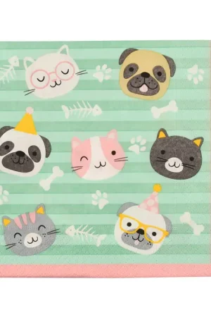 20 serviettes 'Hello pets' Petit Prix